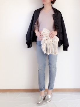 minimalist_aponさん（レディース・152cm）の春コーディネート