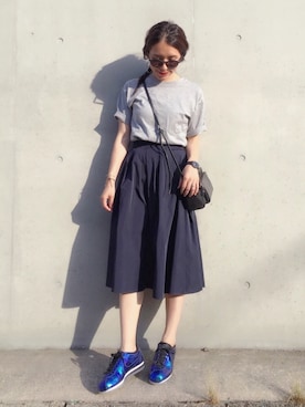 minimalist_aponさん（レディース・152cm）の夏コーディネート