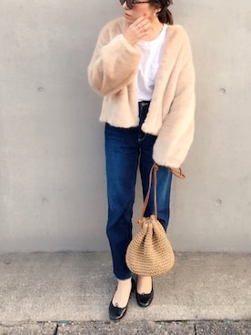 minimalist_aponさん（レディース・152cm）の冬コーディネート