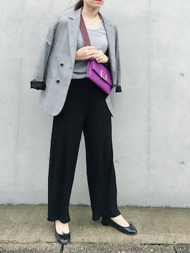 minimalist_aponさん（レディース・152cm）の春コーディネート