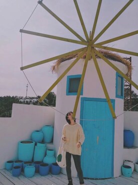 「cache cache（カシュ カシュ）のアイテム」を使った、sunshine时代-002さん（レディース・165cm・10代）の冬コーディネート
