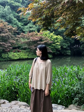 「爬山」｜sunshine时代-002さん（レディース・165cm）の夏コーディネート