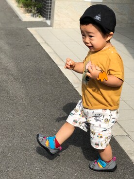 RooooMIさん（キッズ・80cm）の夏コーディネート