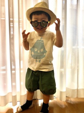 RooooMIさん（キッズ・90cm）の春コーディネート