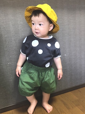 RooooMIさん（キッズ・70cm）の春コーディネート