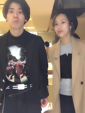 「SALON adam et rope'（サロン アダム エ ロペ）のアイテム」を使った、ayumiさん（レディース・167cm）の春コーディネート