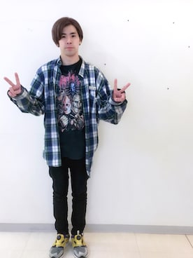 「H&M（エイチ・アンド・エム）のアイテム（その他パンツ）」を使った、ayumiさん（レディース・167cm）の春コーディネート