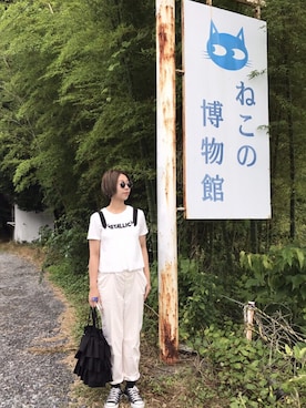 「アイテム（キャミソール）」を使った、ayumiさん（レディース・167cm）の夏コーディネート