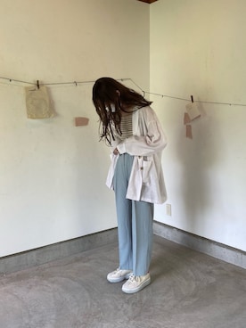 mm.さん（レディース・171cm）の春コーディネート