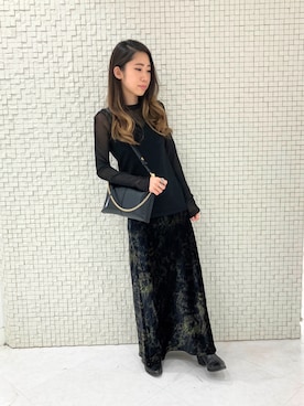 「MAM（マム）のアイテム」を使った、Kazzyさん（レディース・154cm）の春コーディネート