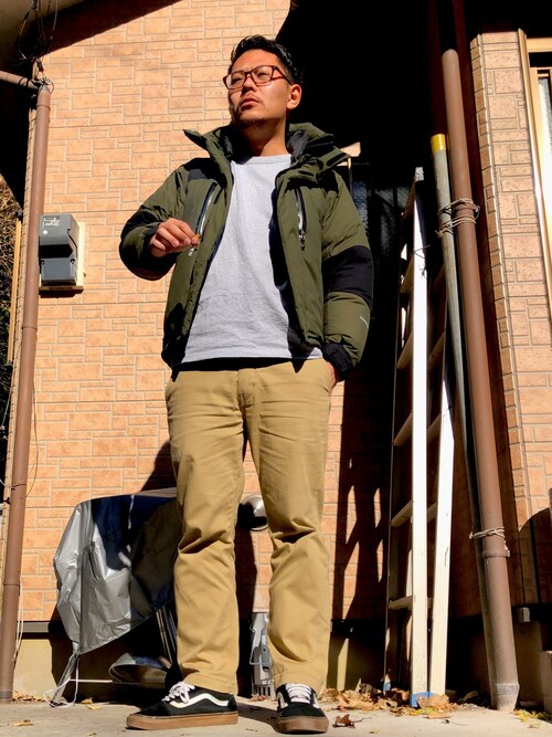 ボンバイエ Levi Sのチノパンツを使ったコーディネート Wear