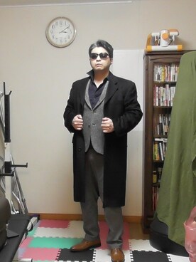 「＃テーラードジャケット」｜加藤智雅さん（メンズ・172cm）の秋コーディネート
