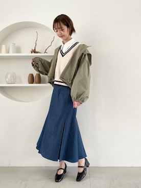 みほさん（レディース・166cm）の冬コーディネート