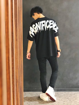 「FREE DEE（フリー ディー）のアイテム」を使った、Ryutaさん（メンズ・170cm）の夏コーディネート