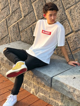 「FREE DEE（フリー ディー）のアイテム」を使った、Ryutaさん（メンズ・170cm）の夏コーディネート