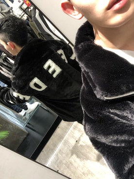 「アイテム（ブルゾン）」を使った、Ryutaさん（メンズ・170cm）の秋コーディネート