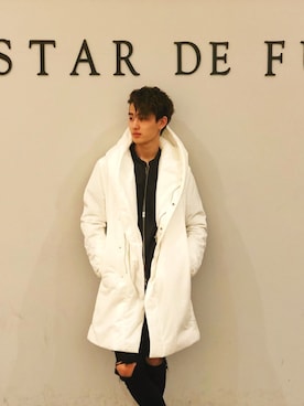 「GOSTAR DE FUGA（ゴスタール ジフーガ）のアイテム（ジャケット/アウター）」を使った、Ryutaさん（メンズ・170cm）の冬コーディネート