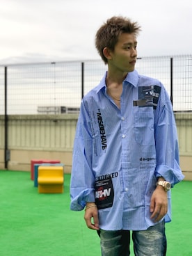 「GOSTAR DE FUGA（ゴスタール ジフーガ）のアイテム」を使った、Ryutaさん（メンズ・170cm）の夏コーディネート