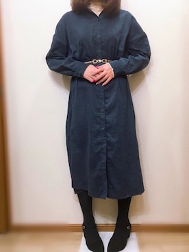 「オリエンタルトラフィック」｜「アイテム（シャツワンピース）」を使った、ｙｕｃｈａ ‎✿  ‎さん（レディース・159cm）の春コーディネート
