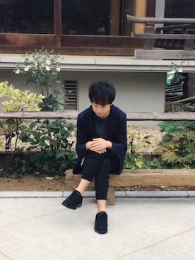 「ESTNATION（エストネーション）のアイテム」を使った、KUNIさん（メンズ・172cm）の秋コーディネート