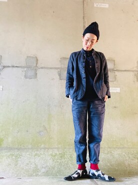 「pas de calais（パドカレ）のアイテム」を使った、suuuuuuuuuzuuuさん（レディース・162cm）の冬コーディネート