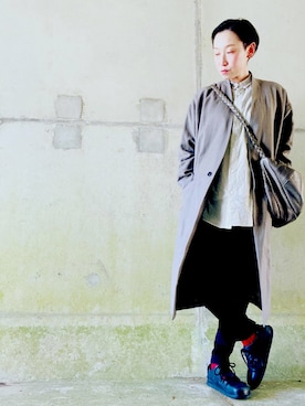 「pas de calais（パドカレ）のアイテム」を使った、suuuuuuuuuzuuuさん（レディース・162cm）の冬コーディネート