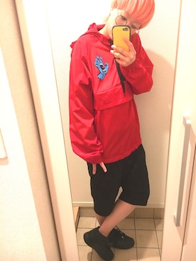 「SANTA CRUZ（サンタクルーズ）のアイテム（ジャケット/アウター）」を使った、h.さん（レディース・163cm）の冬コーディネート