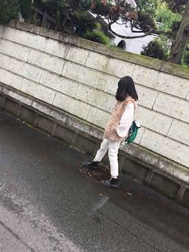 「OZOC（オゾック）のアイテム（バックパック/リュック）」を使った、RuNa0224さん（レディース・159cm）の夏コーディネート