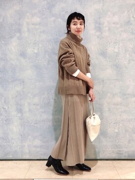 「レプシィム(LEPSIM)」｜「アイテム（ハンドバッグ）」を使った、noriさん（レディース・155cm）の秋コーディネート