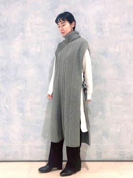 noriさん（レディース・155cm）の冬コーディネート