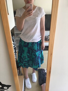 「circus（サーカス）のアイテム」を使った、JWeiさん（レディース・158cm）の夏コーディネート