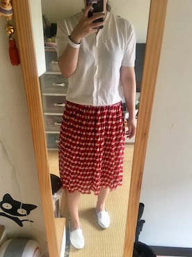 「ALDO（アルド）のアイテム（ローファー）」を使った、JWeiさん（レディース・158cm）の秋コーディネート