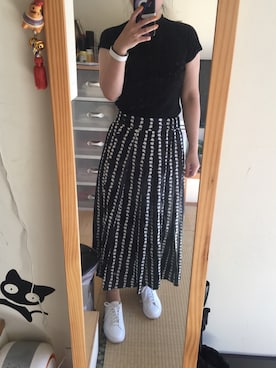 「COMMON PROJECTS（コモンプロジェクト）のアイテム」を使った、JWeiさん（レディース・158cm）の秋コーディネート