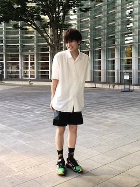 「ozweego3」｜Yusuke Sadoharaさん（メンズ・175cm）の夏コーディネート