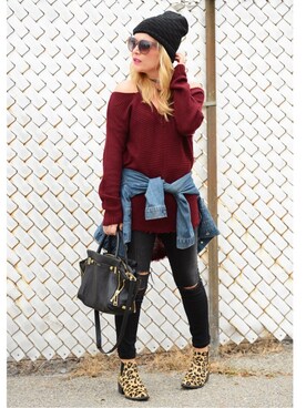 「shein」｜Zia Domicさん（レディース）の冬コーディネート