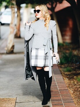 「JOE FRESH（フレッシュ）のアイテム」を使った、Zia Domicさん（レディース・165cm）の冬コーディネート