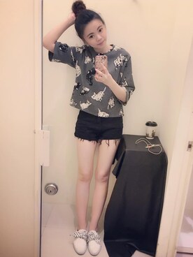 「Dita（ディータ）のアイテム（トップス）」を使った、dolla さん（レディース・160cm）の秋コーディネート