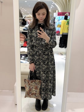 「Dita（ディータ）のアイテム（ワンピース/ドレス）」を使った、dolla さん（レディース・160cm）の秋コーディネート