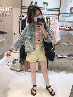 「Ne-net（ネネット）のアイテム（バッグ、ブラック系）」を使った、dolla さん（レディース・160cm）の秋コーディネート