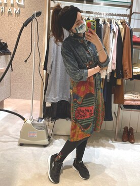 「TIFFANY&Co.（ティファニー）のアイテム（ブレスレット、シルバー系）」を使った、dolla さん（レディース・160cm）の冬コーディネート