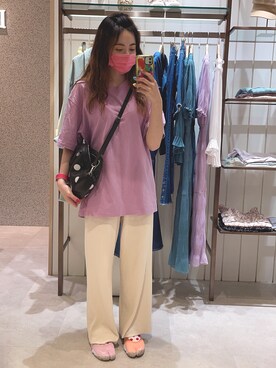 「NIKE（ナイキ）のアイテム（シューズ、ピンク系）」を使った、dolla さん（レディース・160cm）の夏コーディネート