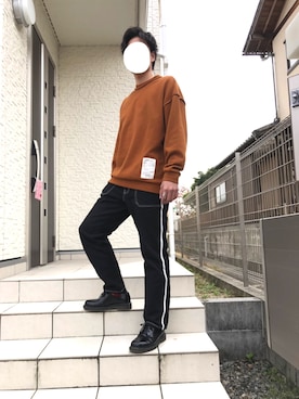 ブーツを使った サイドラインパンツ のメンズ人気ファッションコーディネート Wear