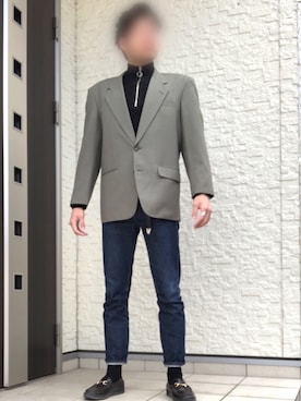 「WOmB（ウーム）のアイテム」を使った、のすけさん（メンズ・174cm）の春コーディネート