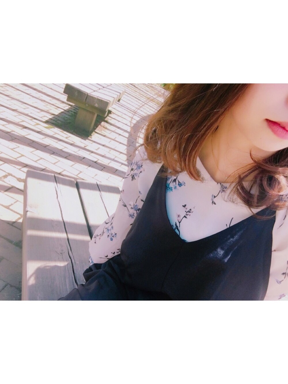 「着まわし、着まわしコーデ、オールインワン、夏コーデ、花柄、花柄シャツ、キャミワンピ」｜「GRLのアイテム（シャツ/ブラウス、ホワイト系）」を使った、m☺︎さん（レディース・155cm）の春コーディネートの1枚目の写真