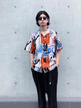 「WACKO MARIA（ワコマリア）のアイテム」を使った、yutoさん（メンズ・172cm）の春コーディネート