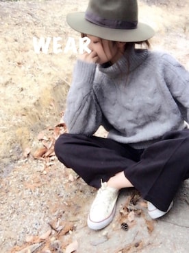 「CONVERSE（コンバース）のconverse（コンバース） ALL STAR OX（オールスターOX）（スニーカー）」を使った、よっぴさん（レディース・159cm）の秋コーディネート