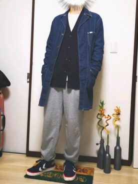 「hummel（ヒュンメル）のアイテム（スニーカー）」を使った、あやせ ゆうとさん（メンズ・168cm）の春コーディネート