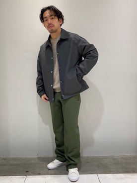 「Dear Buddy（ディアバディ）のアイテム」を使った、冨田　剛史さん（メンズ・165cm）の春コーディネート