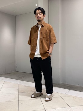 「ベーシック/トラッド」｜冨田　剛史さん（メンズ・165cm）の夏コーディネート