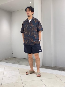 「ベーシック/トラッド」｜冨田　剛史さん（メンズ・165cm）の夏コーディネート